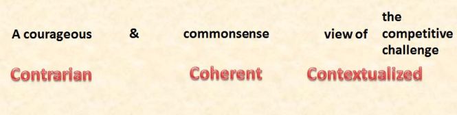 Contrarian Coherent Contextualized